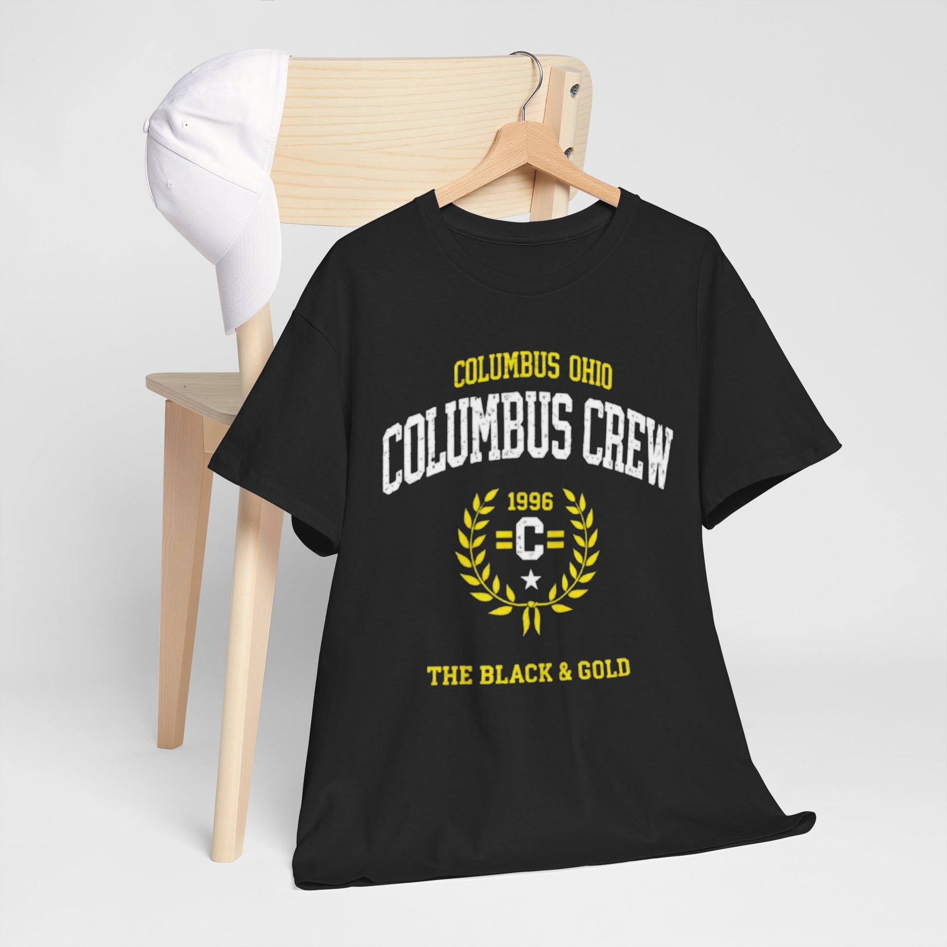 Dark Slate Gray Columbus Crew 'The Black & Gold' Tee — Columbus, Ohio Soccer T-Shirt