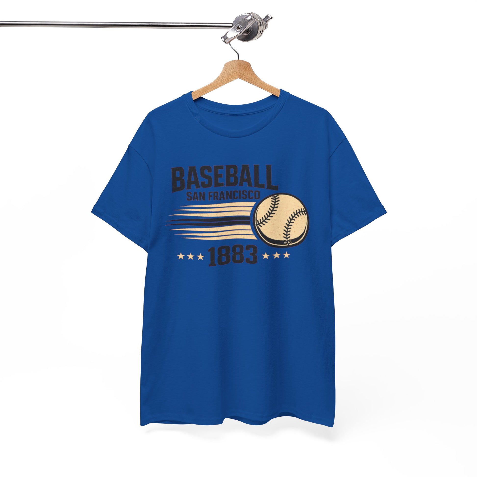White Smoke Baseball San Francisco 1883 Tee — Vintage Baseball Shirt