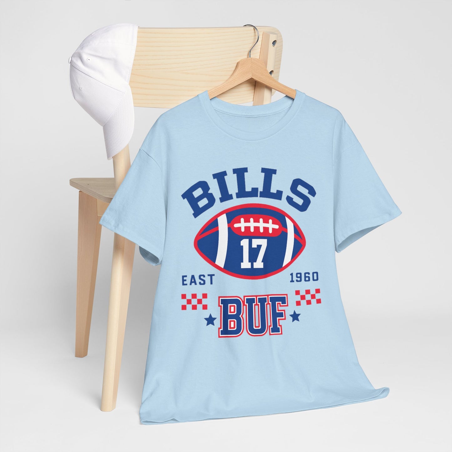 Buffalo Buf Football Tee – Retro #17  Fan Shirt