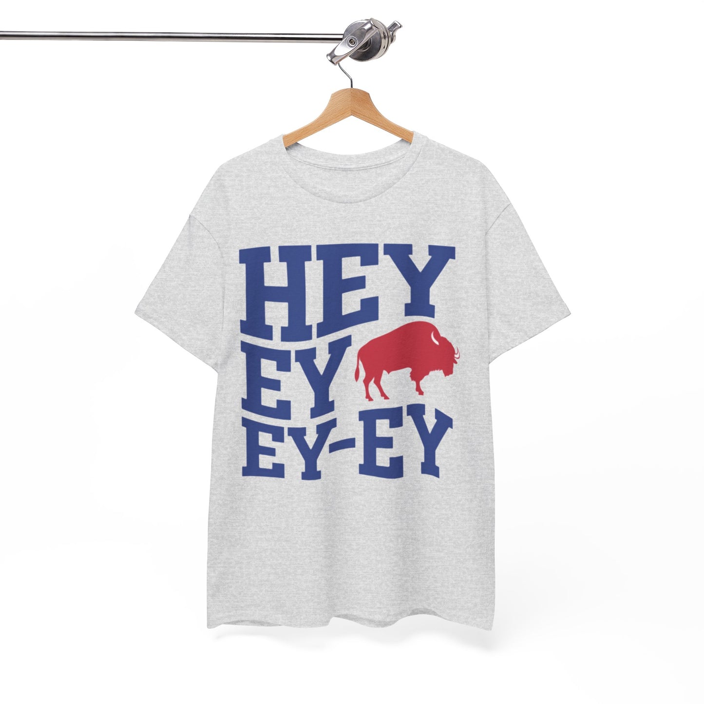 Hey Ey Ey-Ey Buffalo Bills Graphic Tee — Funny Buffalo Game Day Shirt
