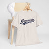 Light Gray Sacramento CA Vintage Script T‑Shirt