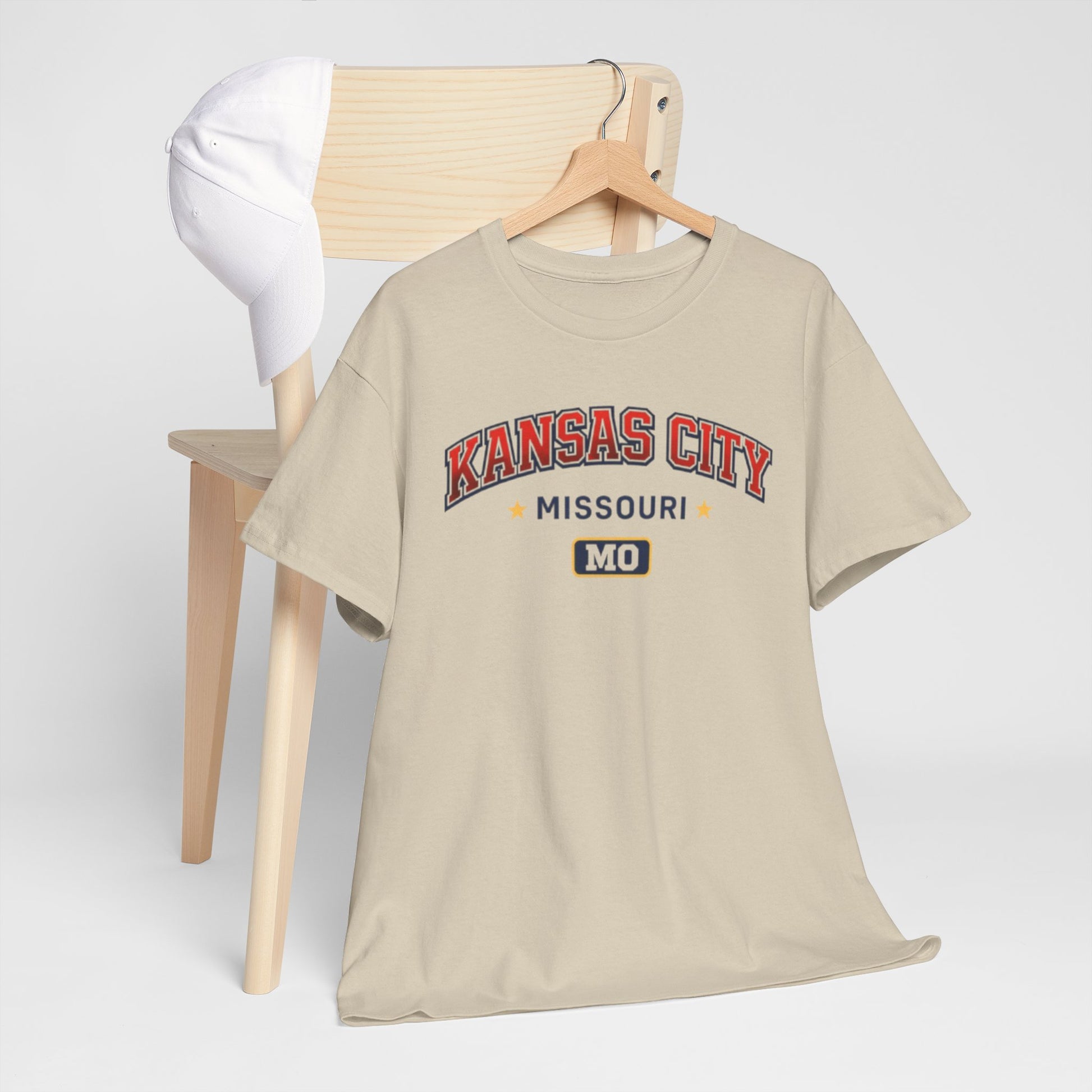 Gray Kansas City Missouri MO T-Shirt — Vintage City Graphic Tee