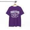 White Smoke Boston Racing Vintage Tee — Massachusetts Graphic T-Shirt