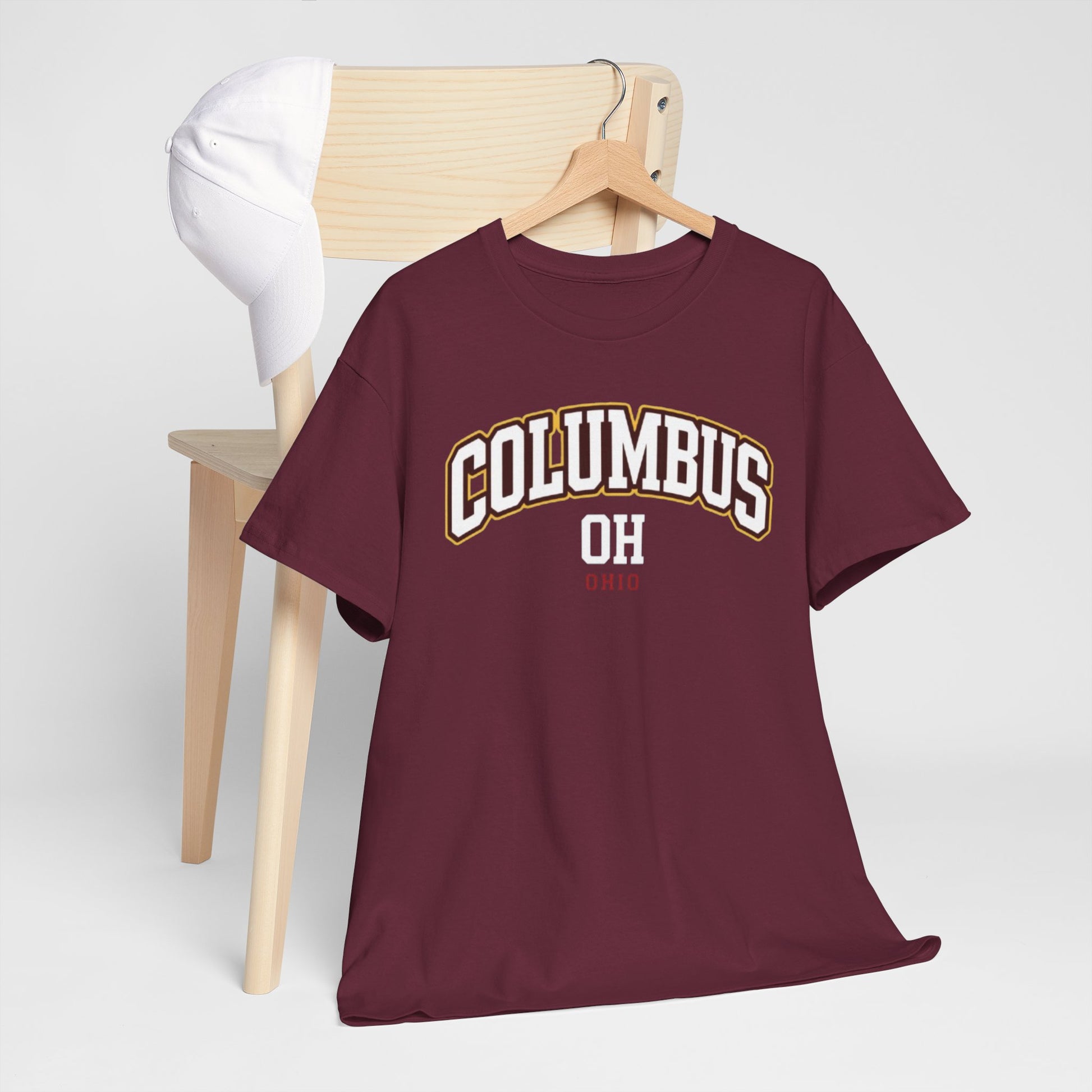 Dark Slate Gray Columbus OH Retro Arch T‑Shirt — Vintage City Tee
