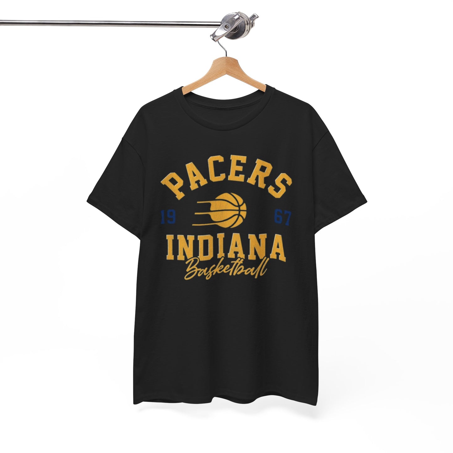 White Smoke Pacers Indiana Basketball Vintage Tee