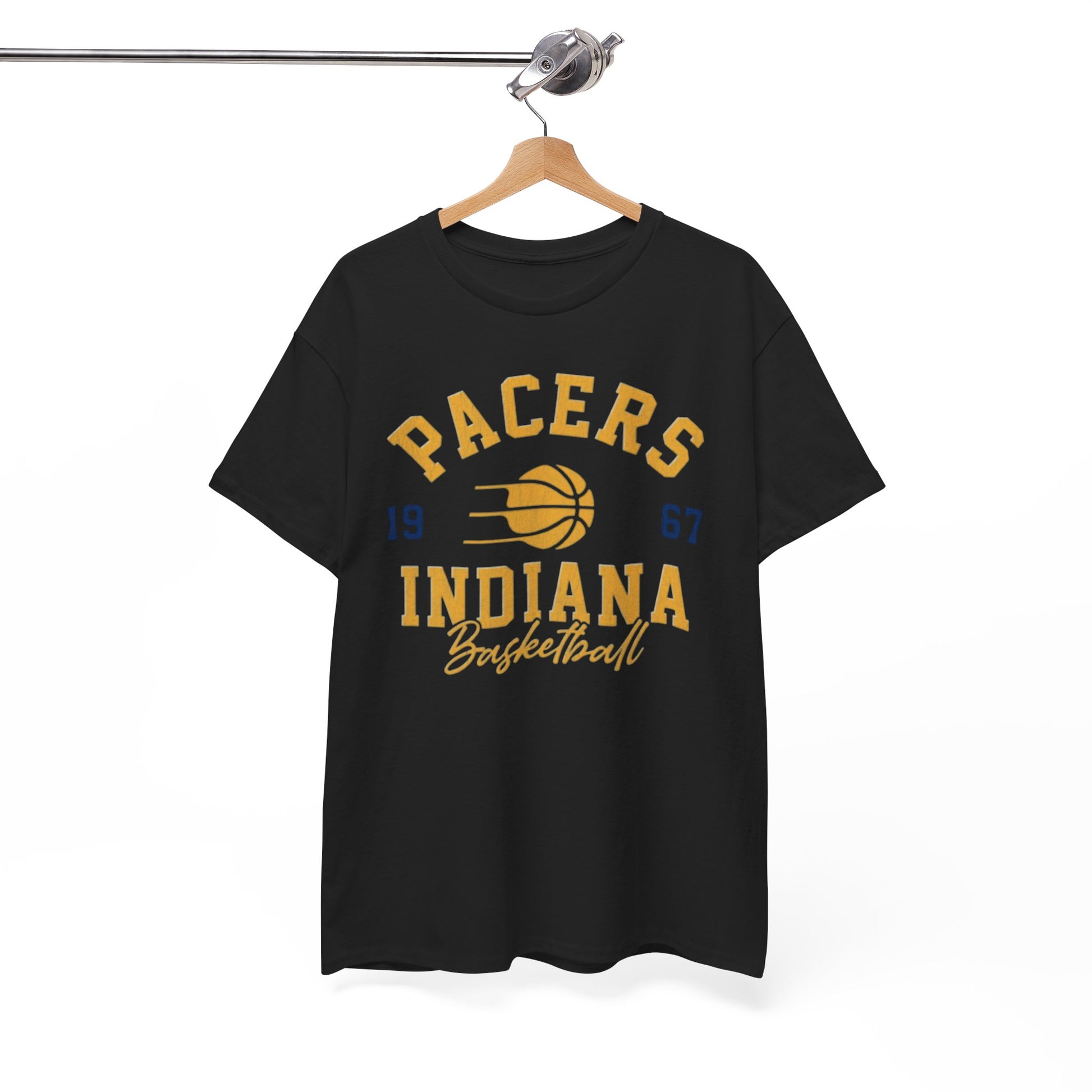 White Smoke Pacers Indiana Basketball Vintage Tee