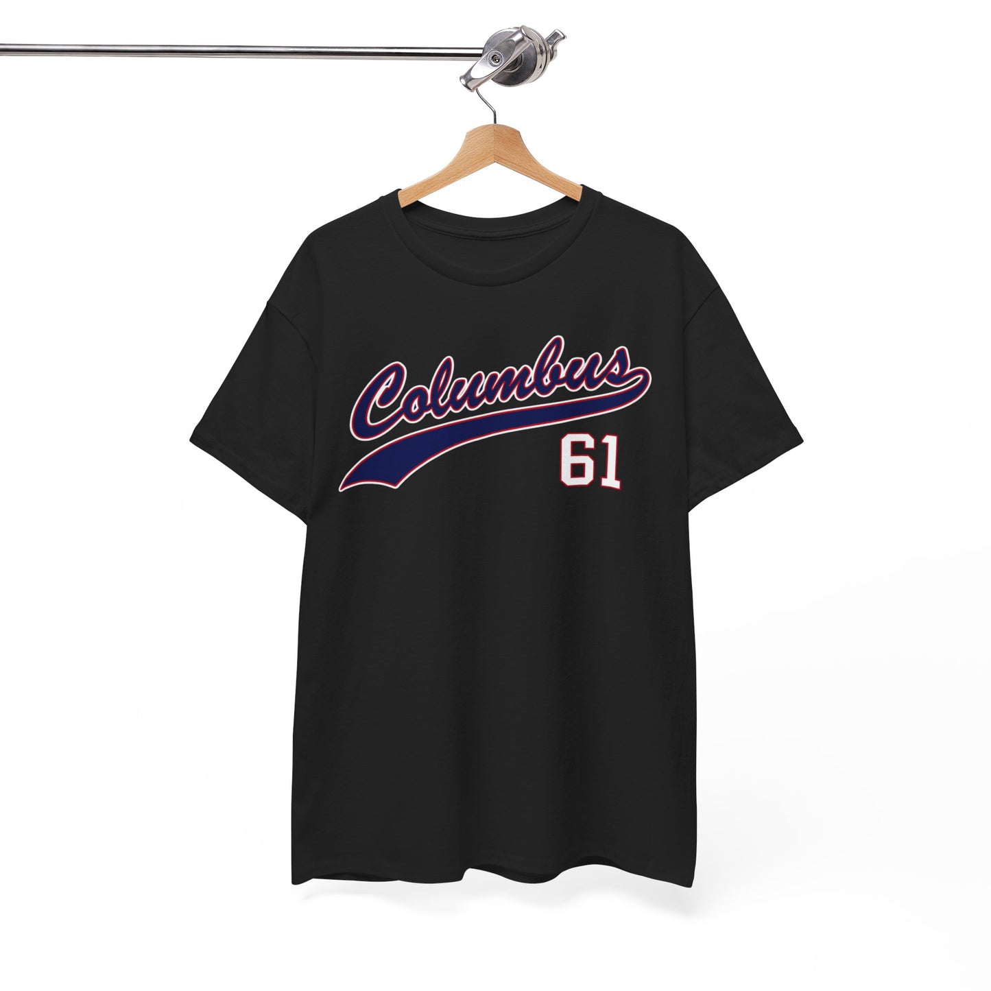 White Smoke Columbus 61 Baseball Tee