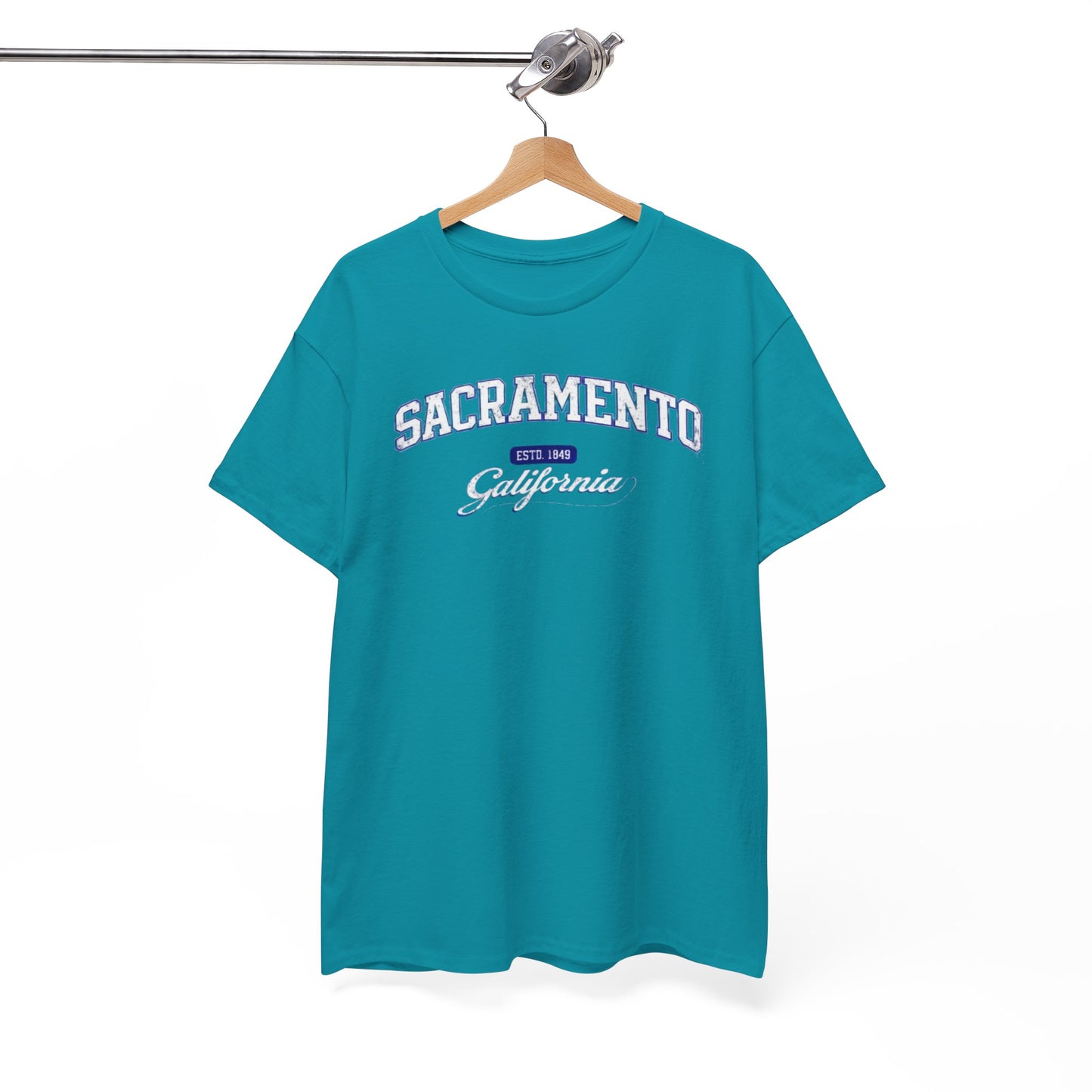 Sacramento California Tee — Vintage Collegiate City Shirt – football shirt, sportswear style, image 1.0