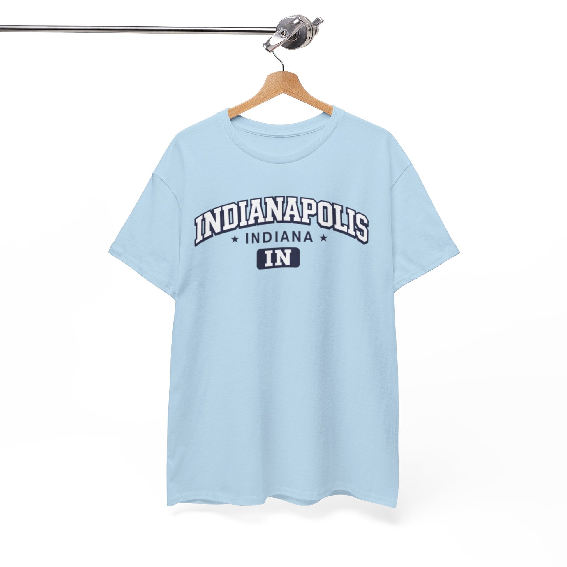 White Smoke Indianapolis Indiana T-Shirt - Collegiate City Tee
