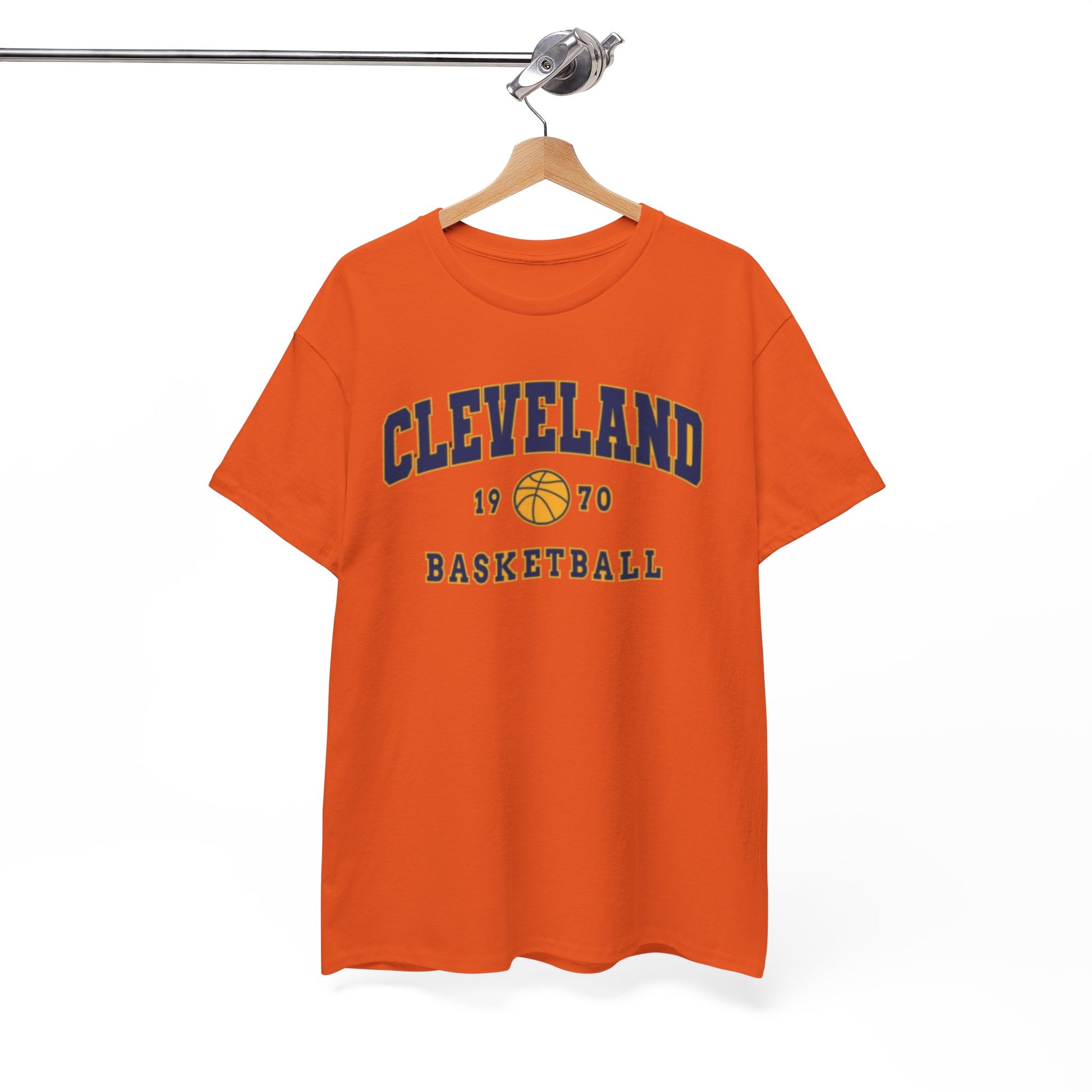 Cleveland Basketball Tee — Vintage 1970 Hoop Logo T-Shirt streetwear fashion product image 4
