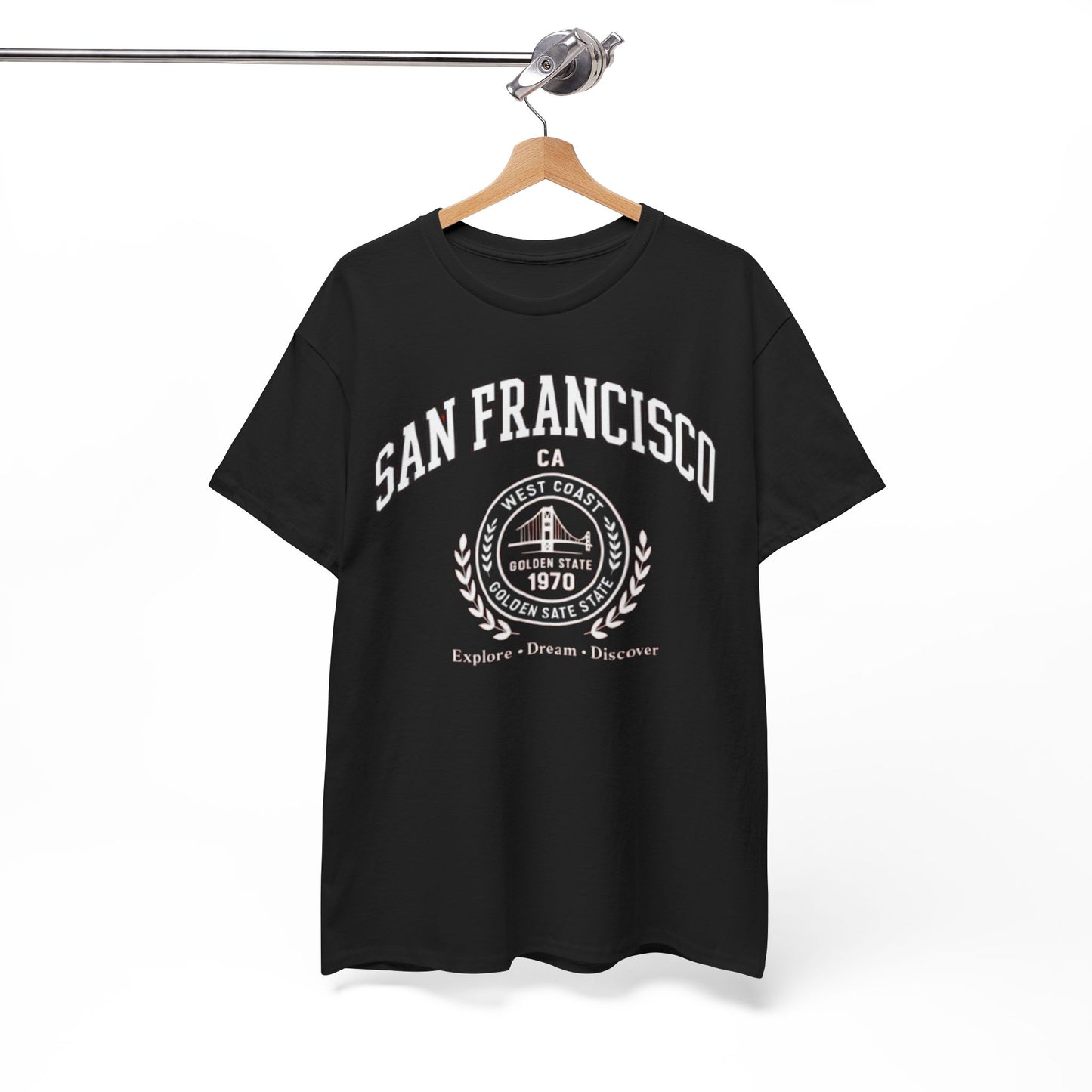 White Smoke San Francisco California Graphic T-Shirt – West Coast City Streetwear Tee
