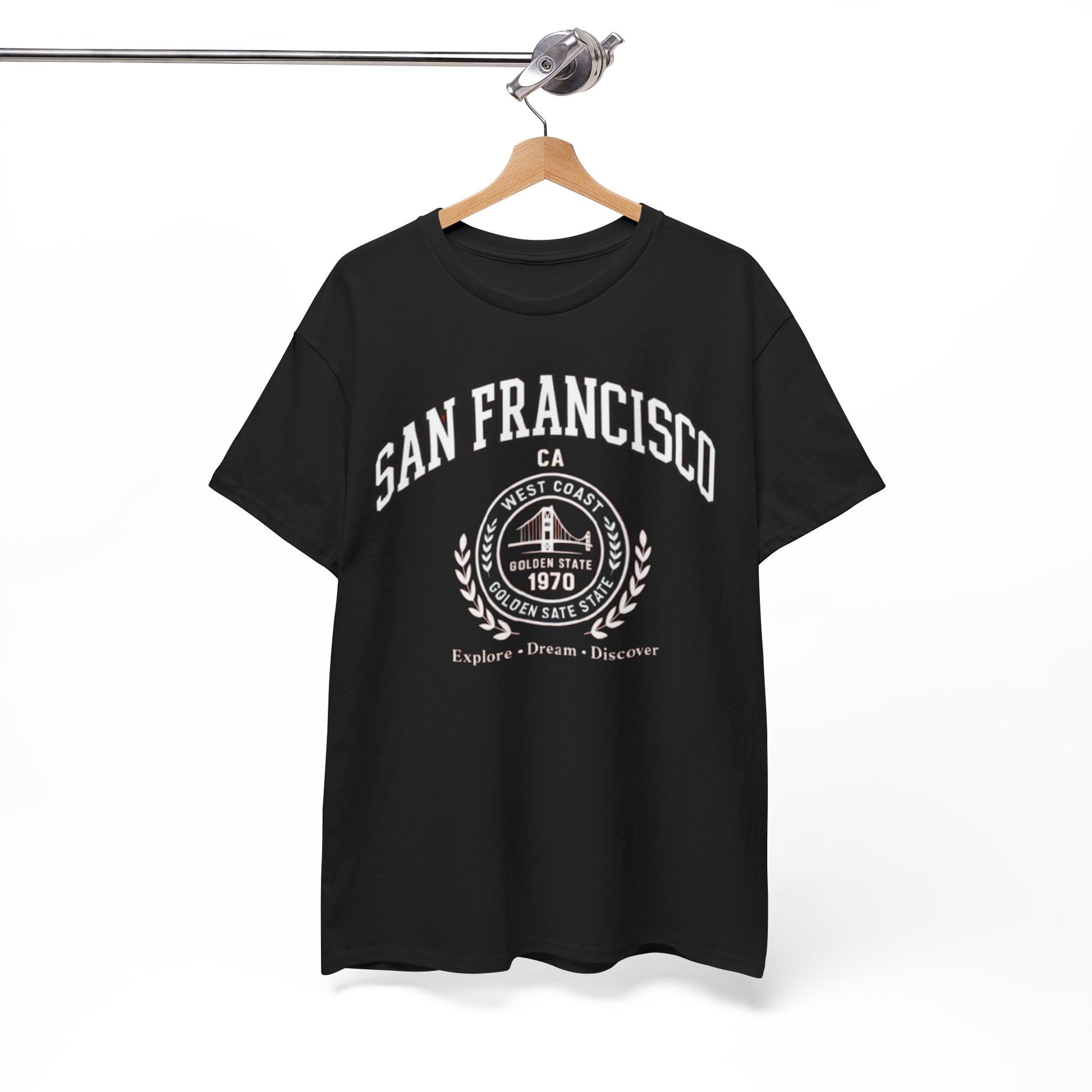 White Smoke San Francisco California Graphic T-Shirt – West Coast City Streetwear Tee