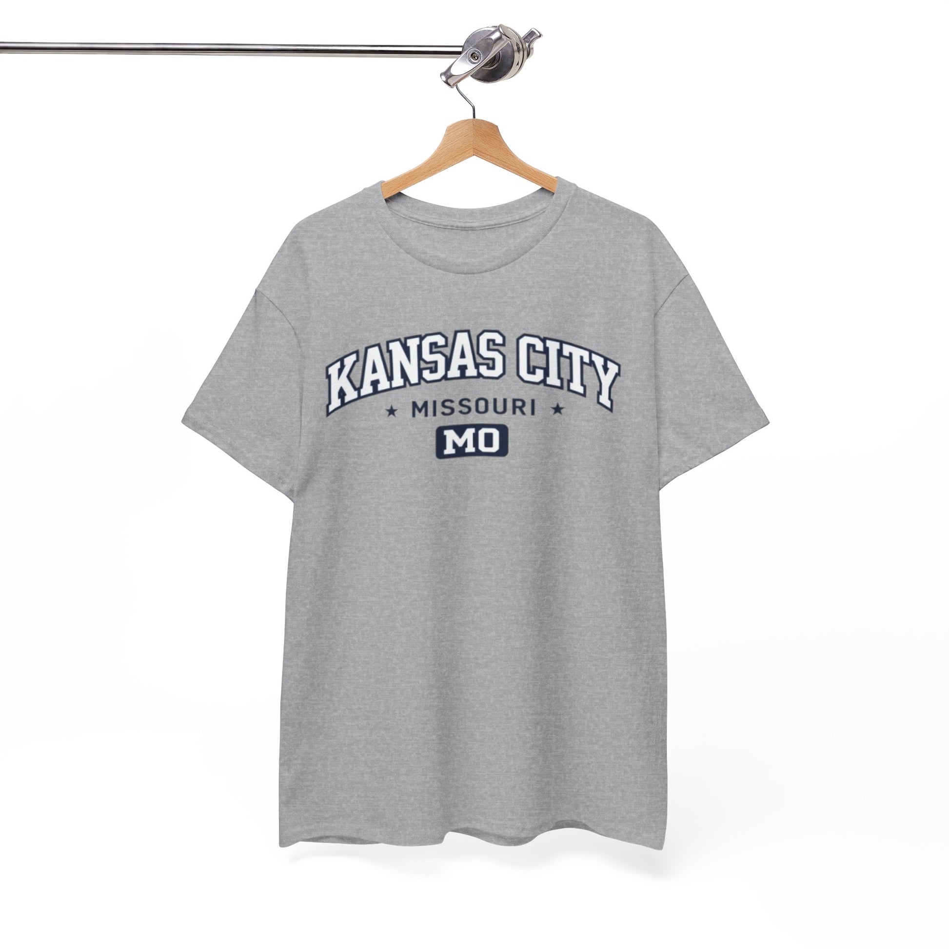 White Smoke Kansas City Missouri Tee — KC Vintage Arch Graphic T-Shirt