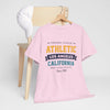 Lavender Athletic Los Angeles California Tee — Vintage West Coast Sports T-Shirt