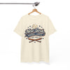 White Smoke New York Baseball League Tee — Vintage 'Est. 1903' Baseball Graphic Shirt