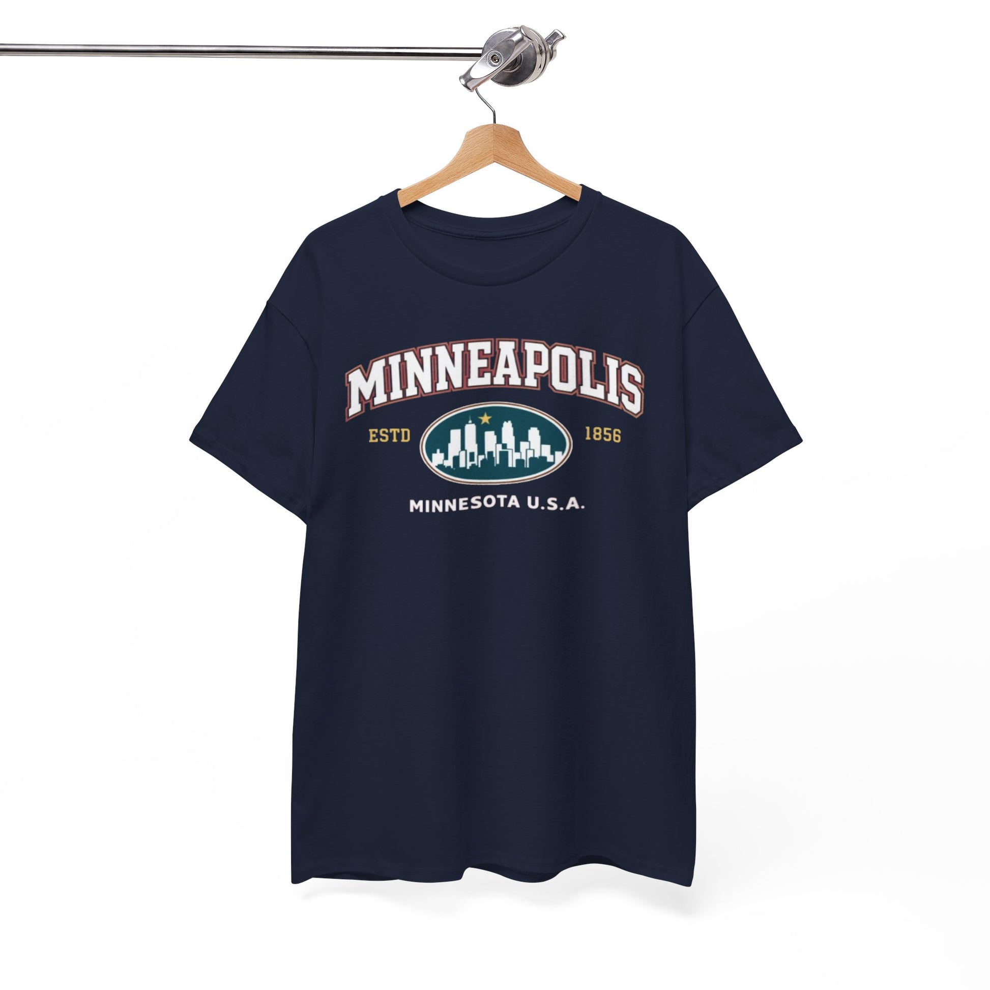 Minneapolis Skyline Tee — Minnesota U.S.A. City Graphic T-Shirt streetwear fashion product image 5