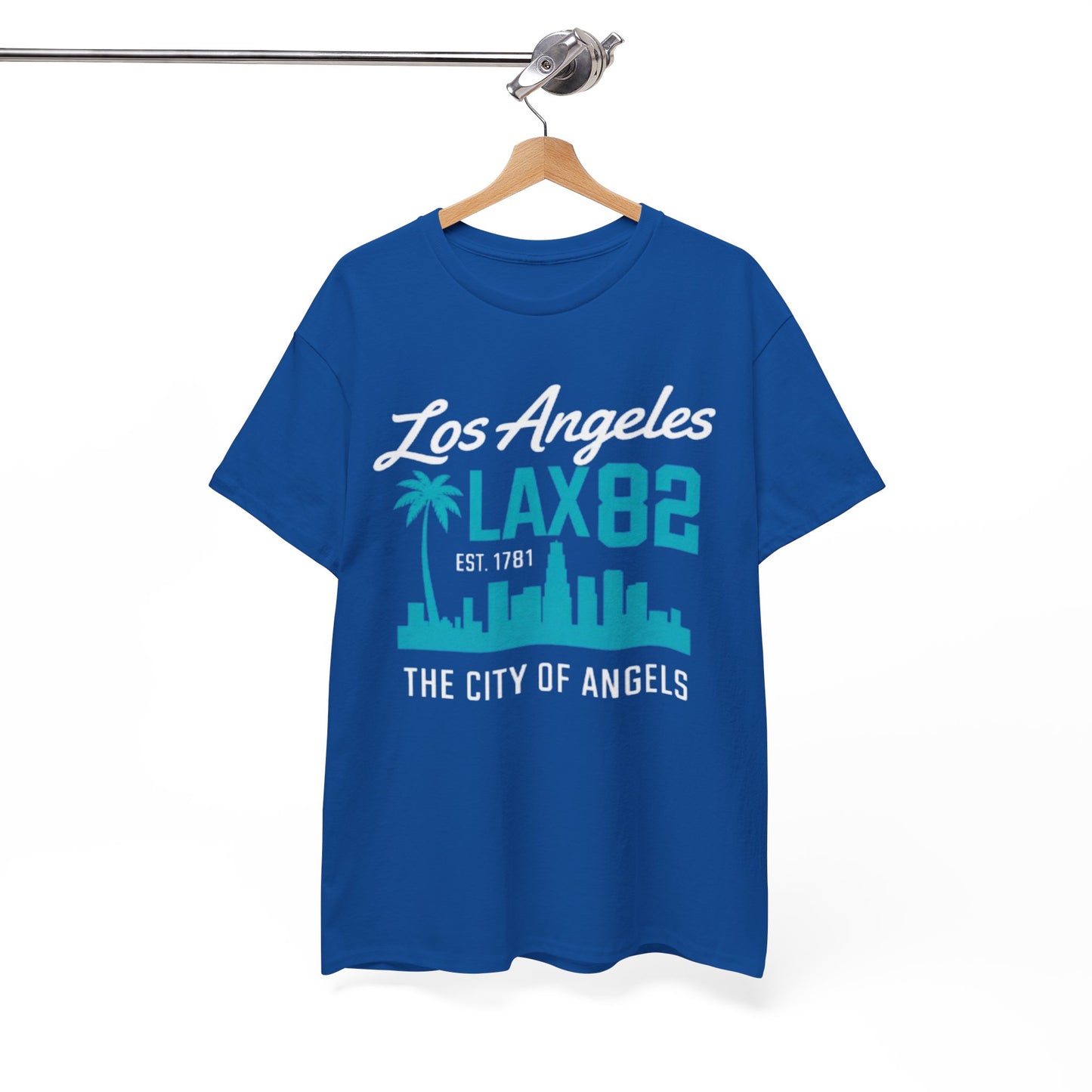 Los Angeles LAX 82 Skyline T‑Shirt — The City of Angels Graphic Tee – casual fan outfit, nfl fan apparel, image 1.0