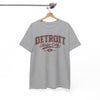White Smoke Detroit Motor City T‑Shirt — Vintage Automotive Graphic Tee