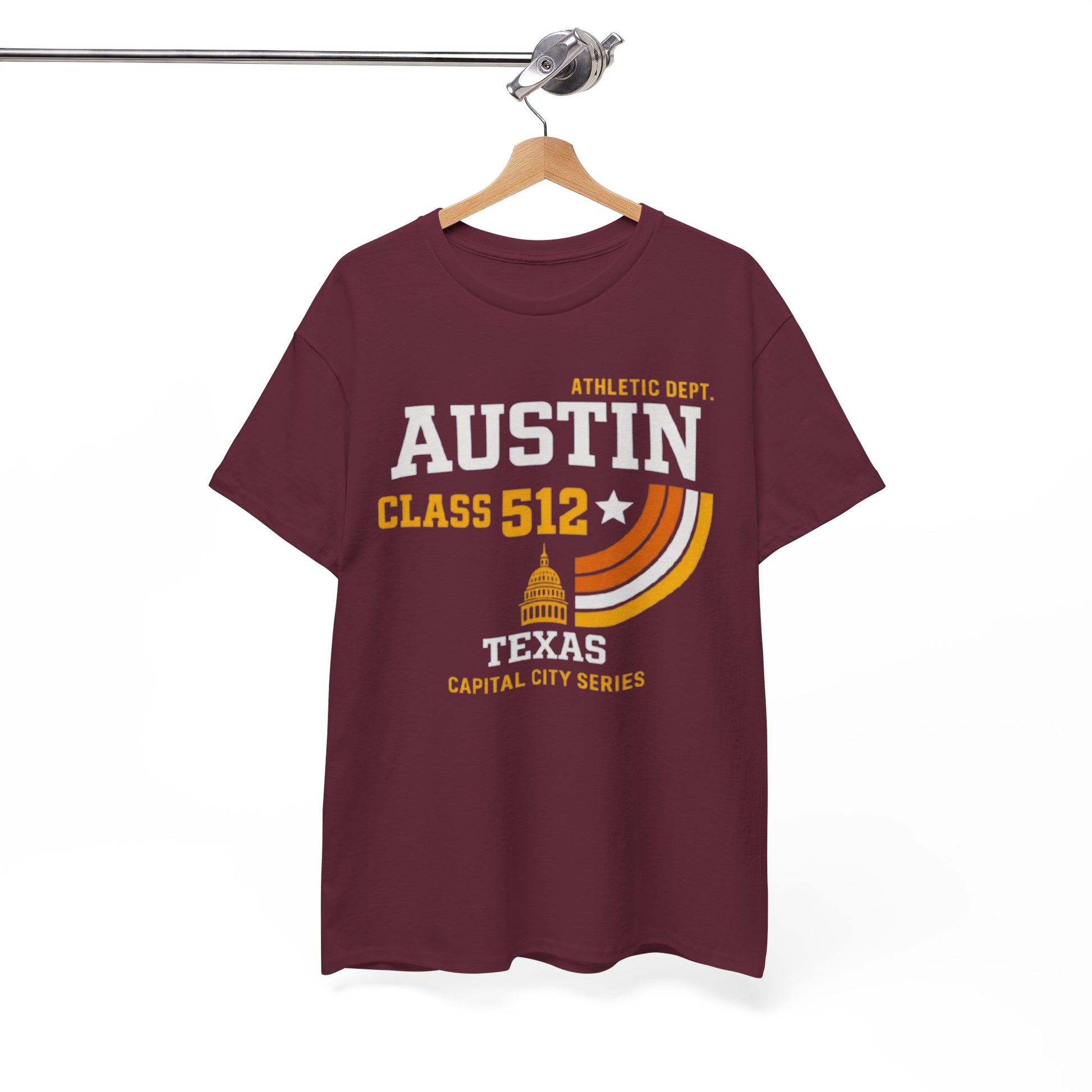 White Smoke Austin Class 512 Graphic T-Shirt – Capital City Athletic Streetwear Tee
