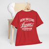 Firebrick New Orleans League Champion Tee — Crescent City Track & Field Vintage Sports Shirt