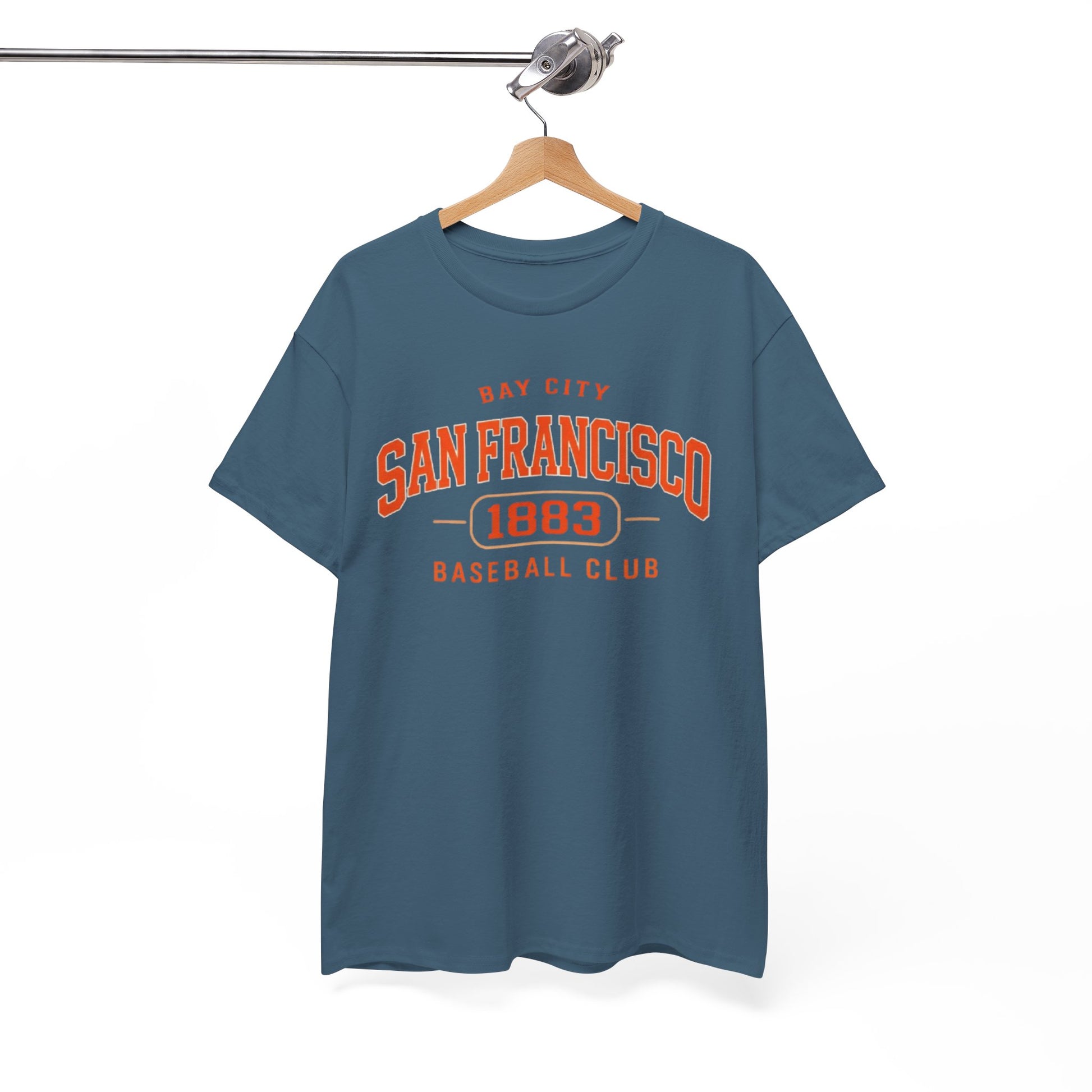 White Smoke San Francisco Bay City Baseball 1883 T Shirt – Vintage Athletic Streetwear Tee