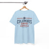 White Smoke Columbus Ohio Athletics Tee — City Club Vintage Sports T-Shirt