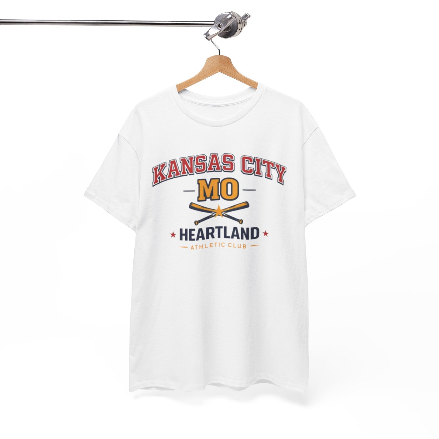 White Smoke Kansas City MO Heartland Baseball Tee