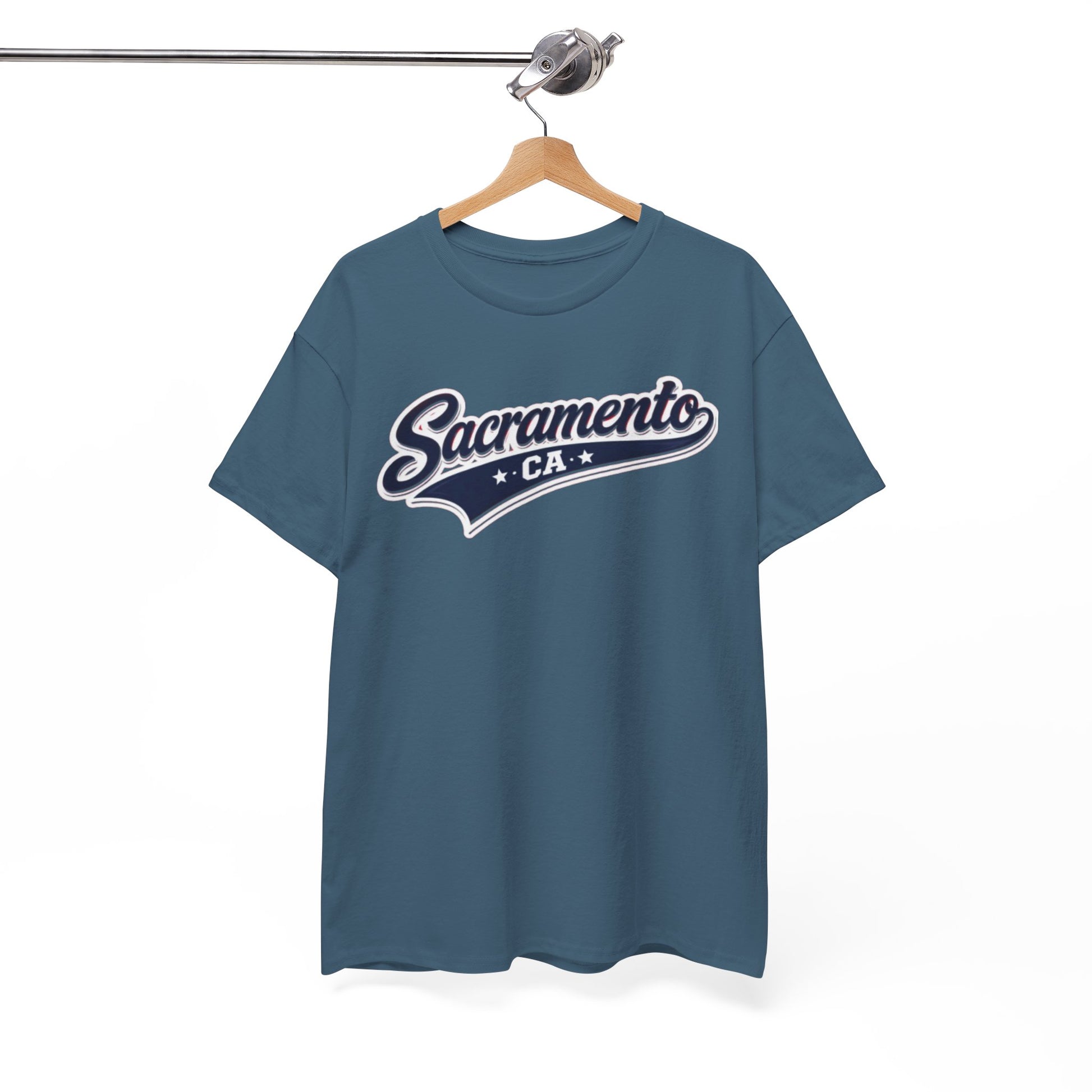 White Smoke Sacramento CA Vintage Script T‑Shirt