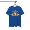 White Smoke Indiana Pacers Basketball Tee — Vintage  Sport T‑Shirt