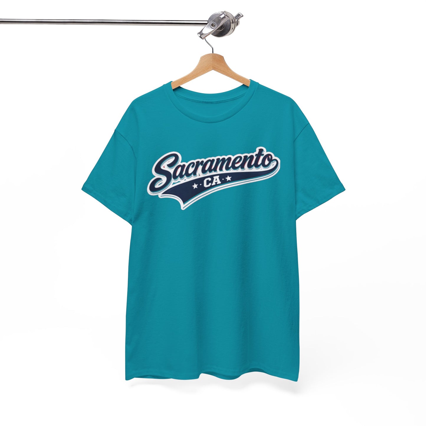 White Smoke Sacramento CA Vintage Script T‑Shirt