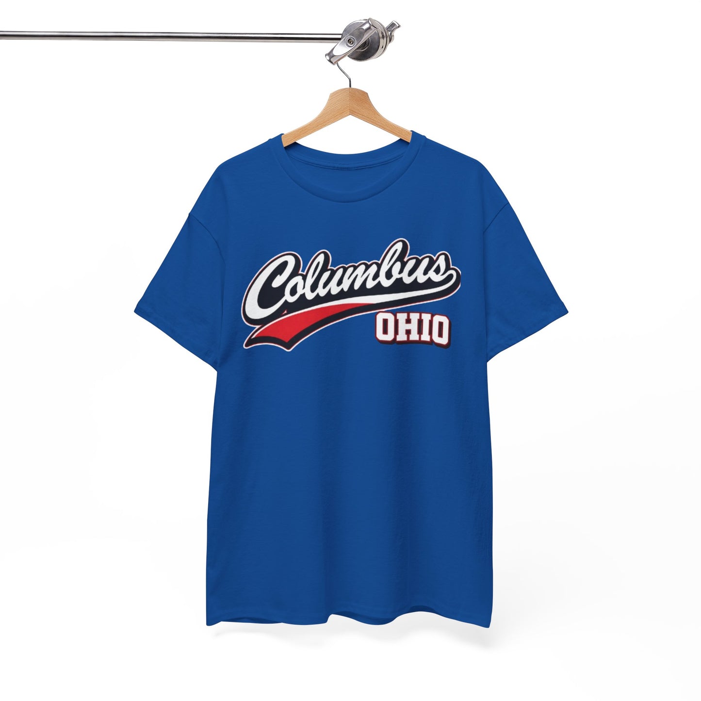 White Smoke Columbus Ohio Vintage Script T-Shirt