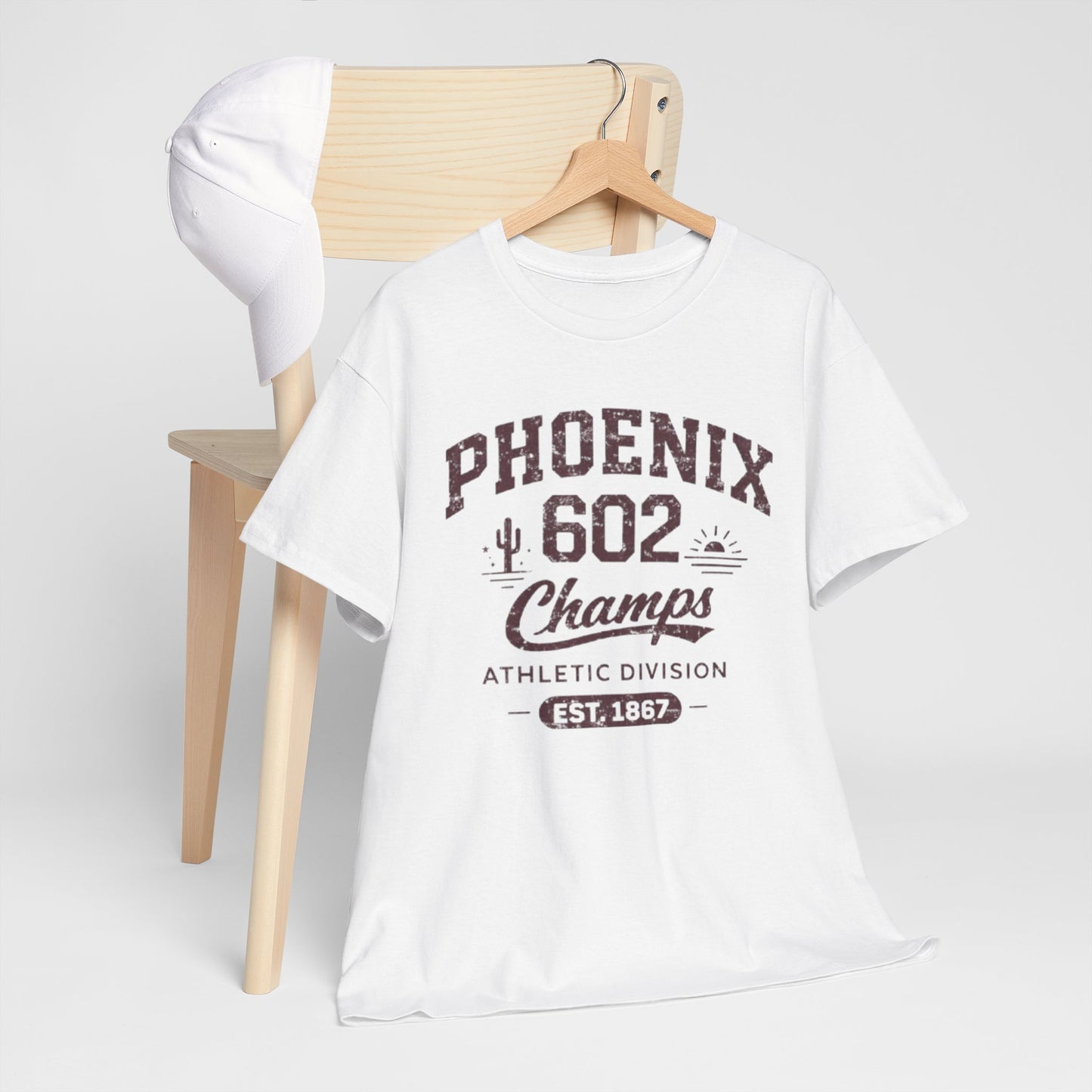 Phoenix 602 Champs T-Shirt — Vintage Athletic Arizona Tee