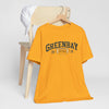 Goldenrod Greenbay Football Vintage Logo Tee