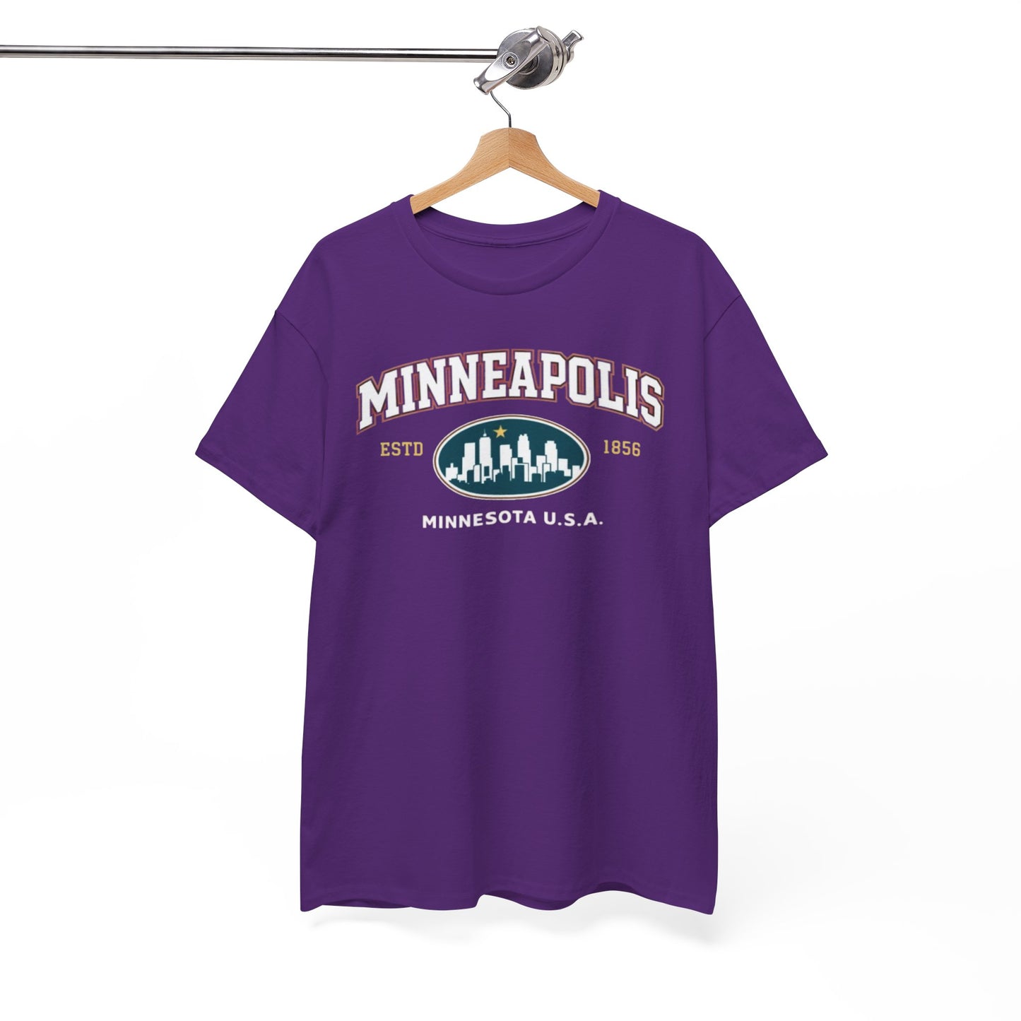 Minneapolis Skyline Tee — Minnesota U.S.A. City Graphic T-Shirt
