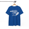 Minneapolis Varsity Athletics T-Shirt — Retro Streetwear City Tee (Est. 1856) – fan gear, sportswear style, image 1.0