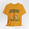 Lavender Green Bay Football Vintage Helmet Tee