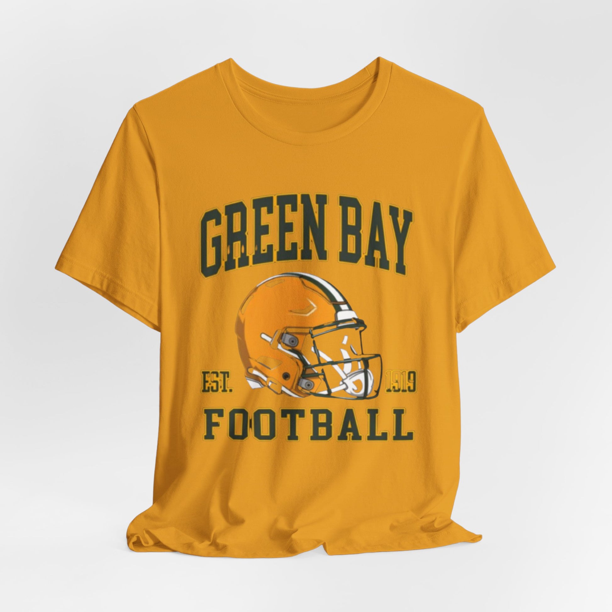 Lavender Green Bay Football Vintage Helmet Tee