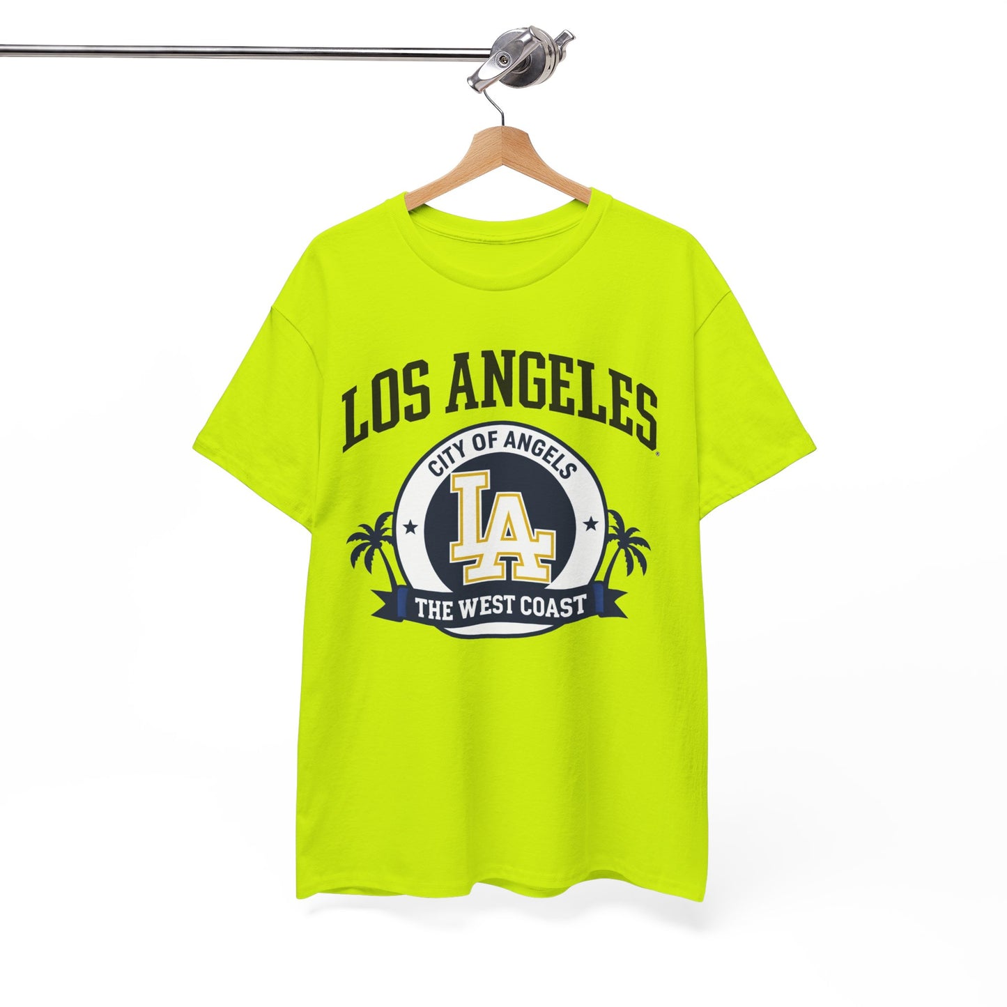 White Smoke Los Angeles City of Angels LA Graphic T-Shirt – West Coast Streetwear Tee