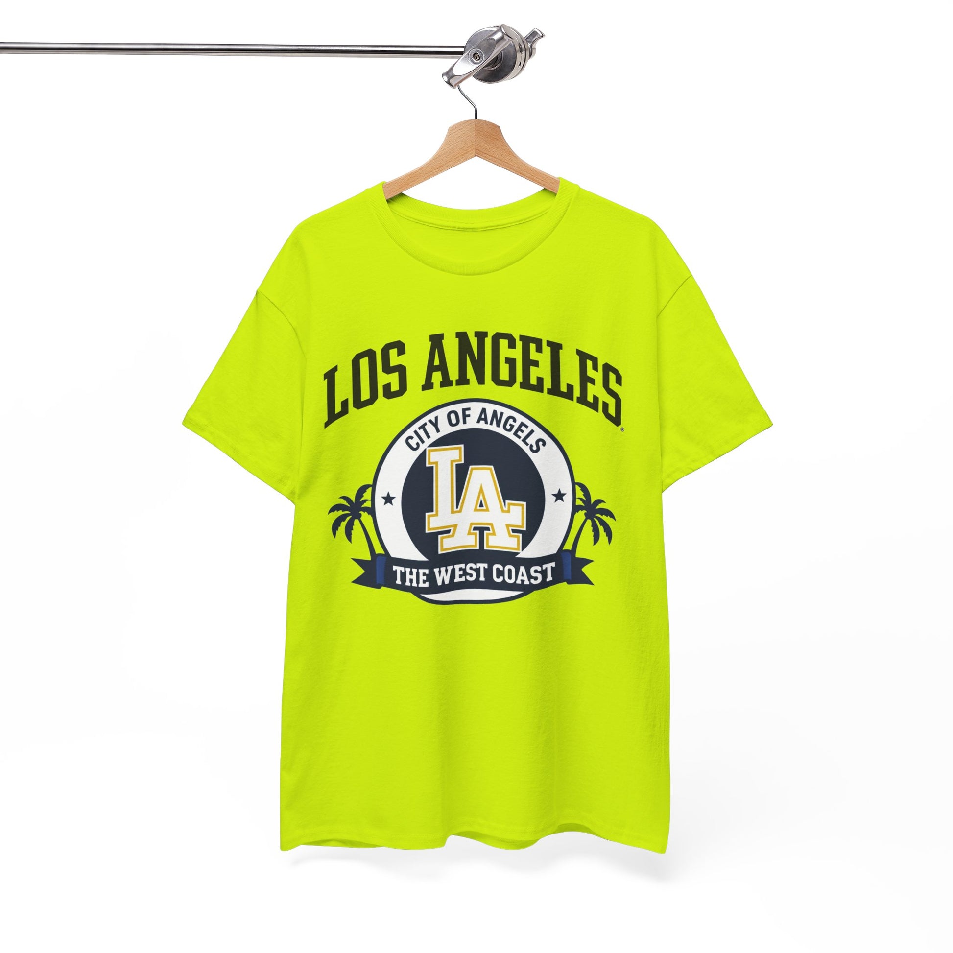 White Smoke Los Angeles City of Angels LA Graphic T-Shirt – West Coast Streetwear Tee