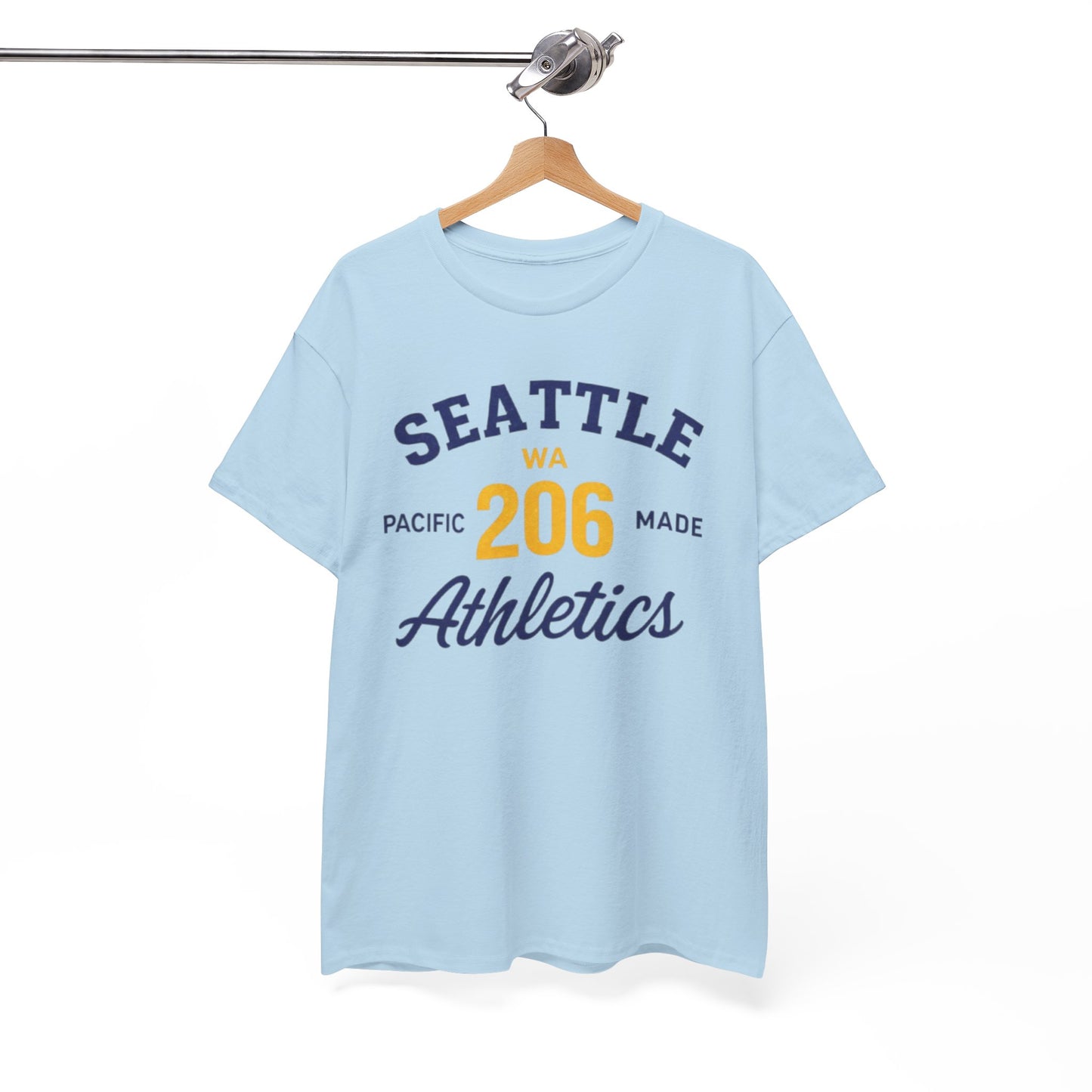 Seattle 206 Athletics T-Shirt Pacific NW state shirt athletics tee