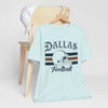 Lavender Dallas Football Vintage Helmet Tee