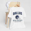 Lavender Dallas DFW Football Tee — Game Day Boys Helmet T-Shirt