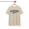 White Smoke San Antonio Texas Retro Script T-Shirt — Vintage City Tee