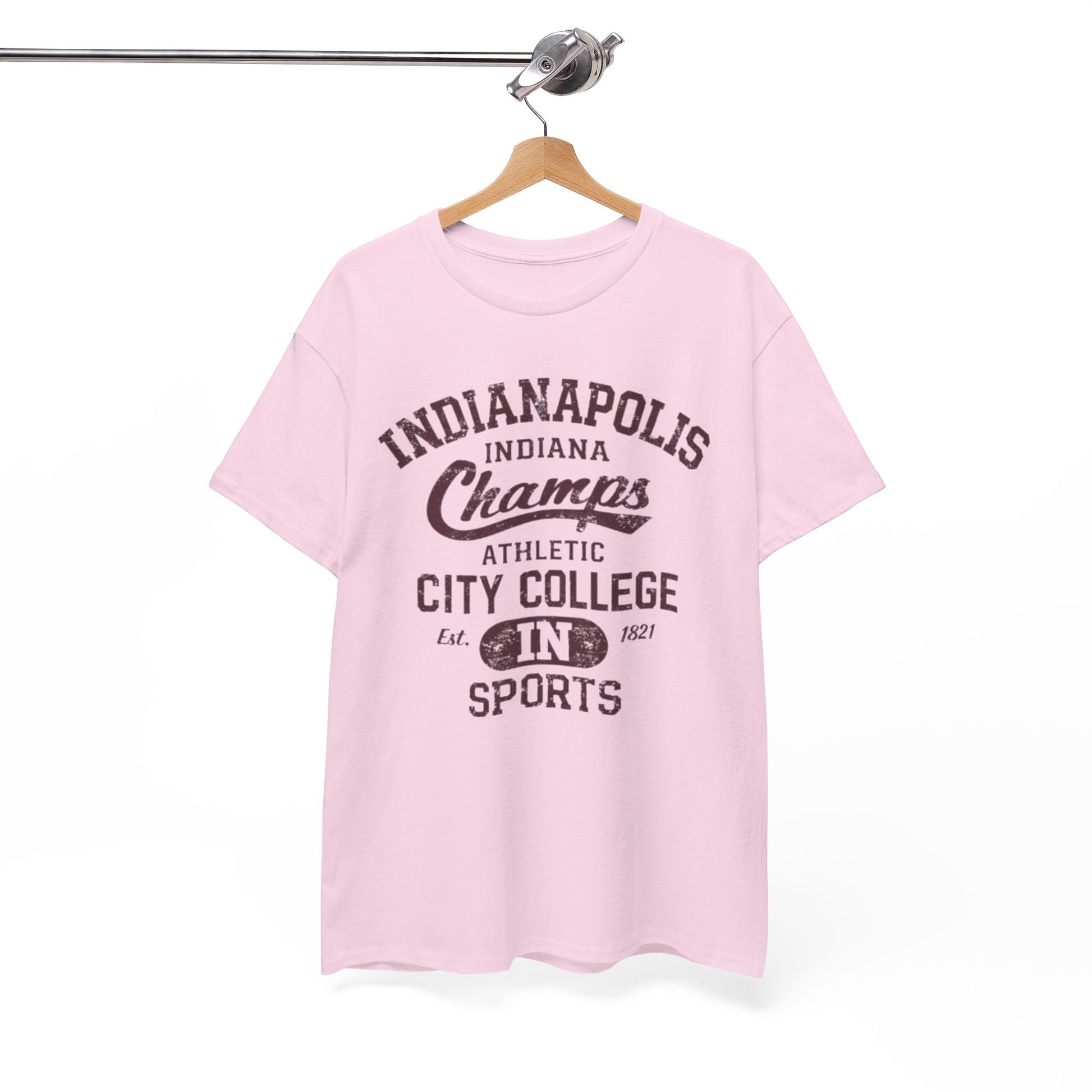 White Smoke Indianapolis Champs Athletic City College T-Shirt