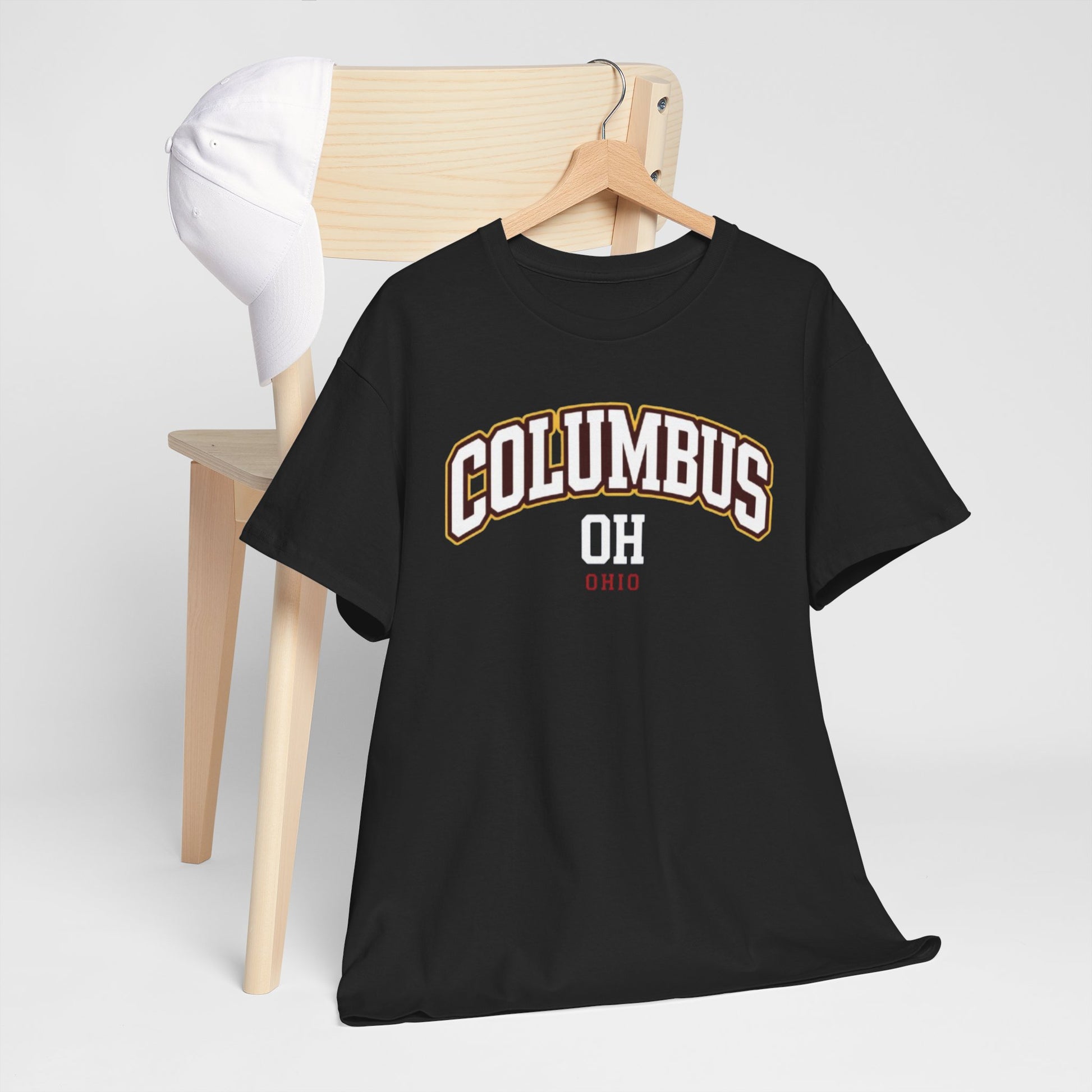 Dark Slate Gray Columbus OH Retro Arch T‑Shirt — Vintage City Tee