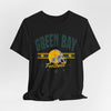 Lavender Green Bay Football Helmet Tee – Vintage-style Fan T-Shirt