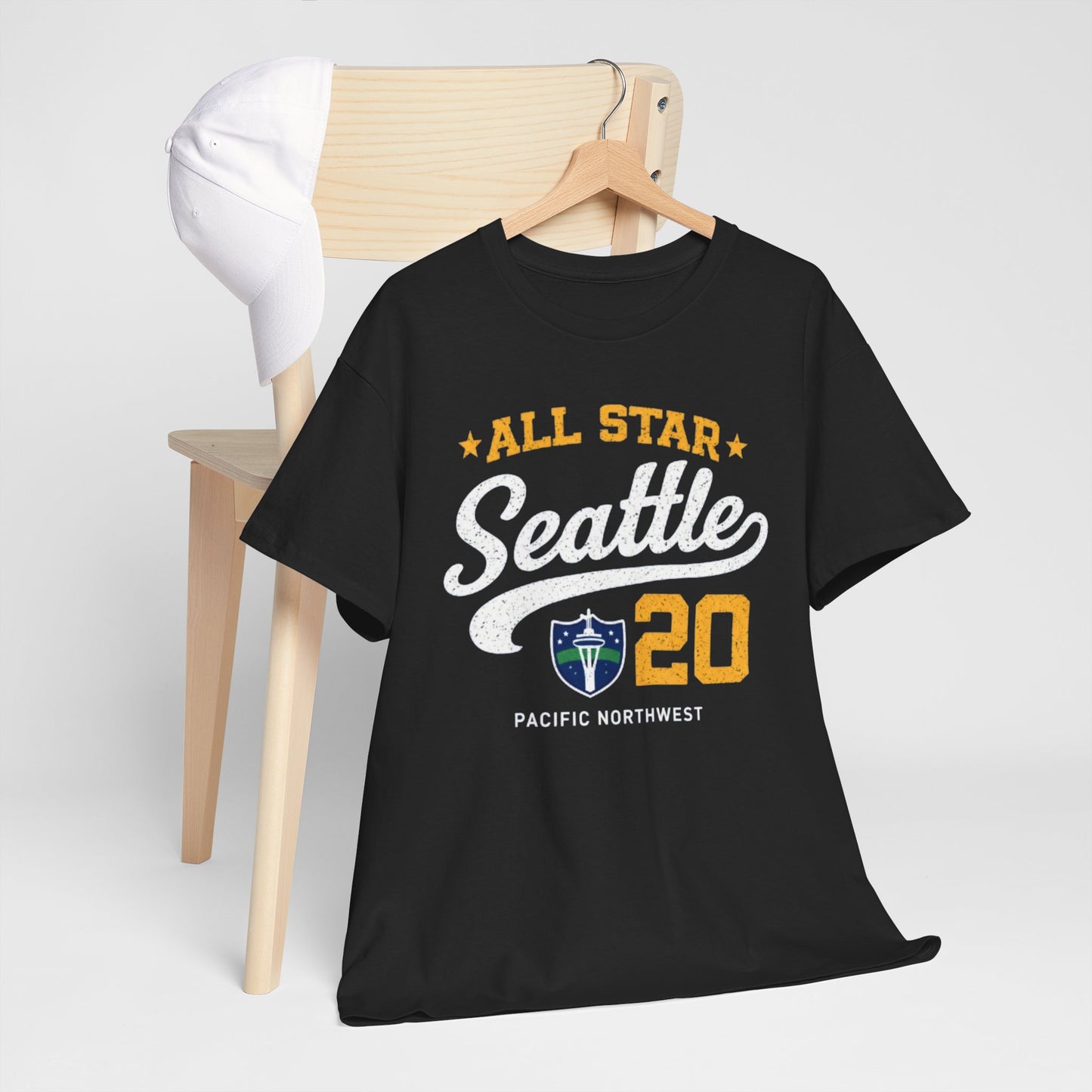 Seattle All Star 20 T‑Shirt — Pacific Northwest Vintage Sports Tee