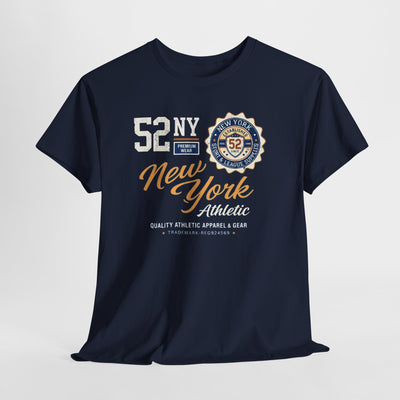 Black New York Athletic 52 Vintage Tee old-school collegiate style t-shirt