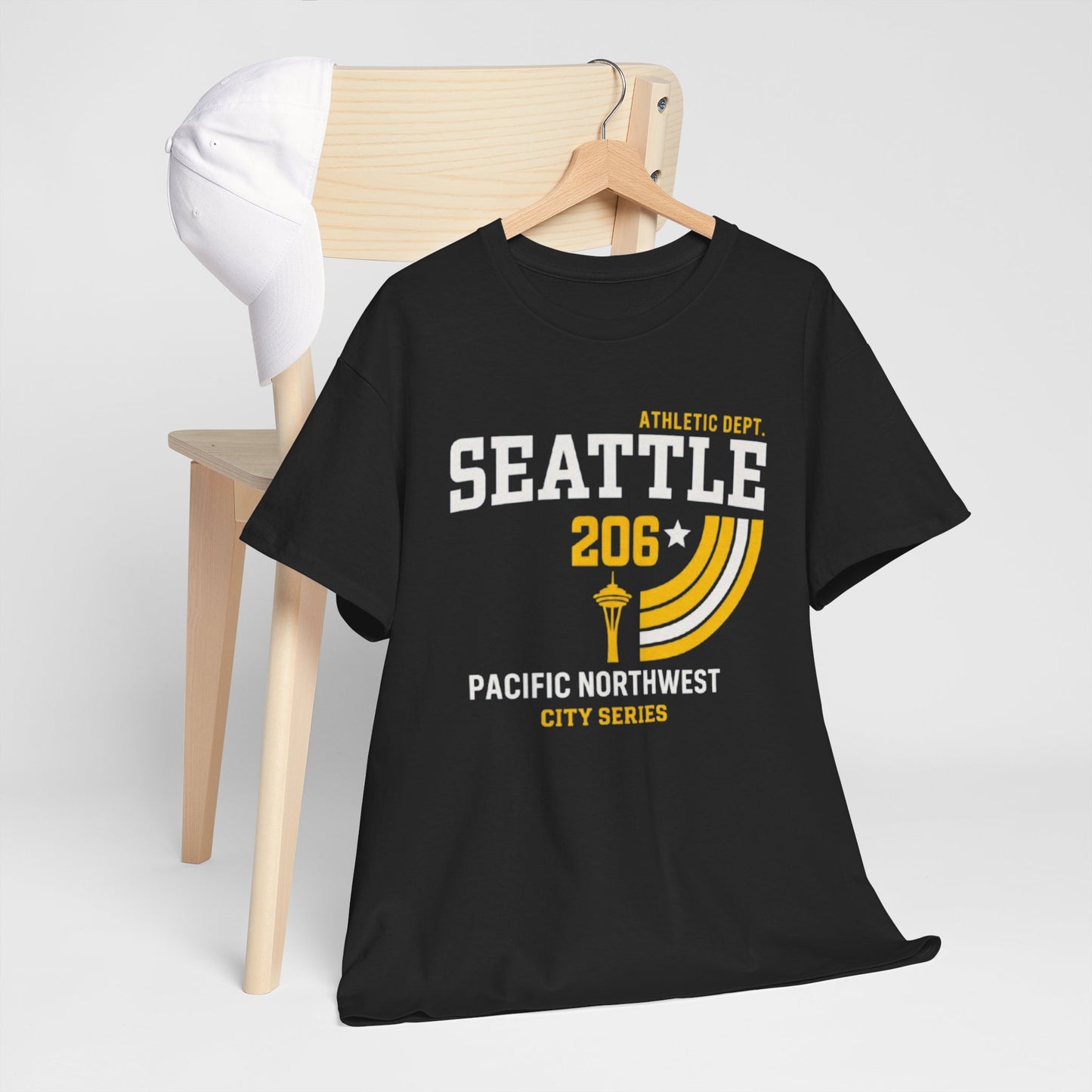 Seattle 206 Athletic Dept. T-Shirt — Pacific Northwest City Series
