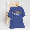 Dark Slate Blue Pittsburgh Football Tee — Vintage Collegiate Crewneck